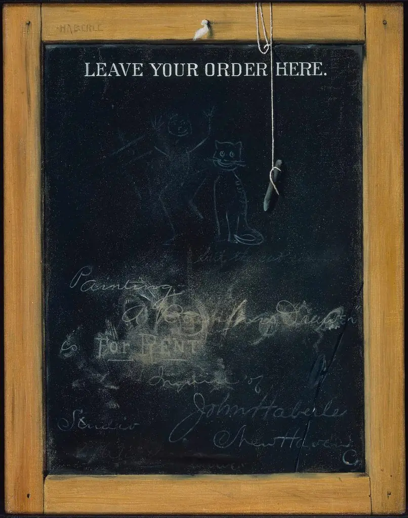 The Slate, by John Haberle