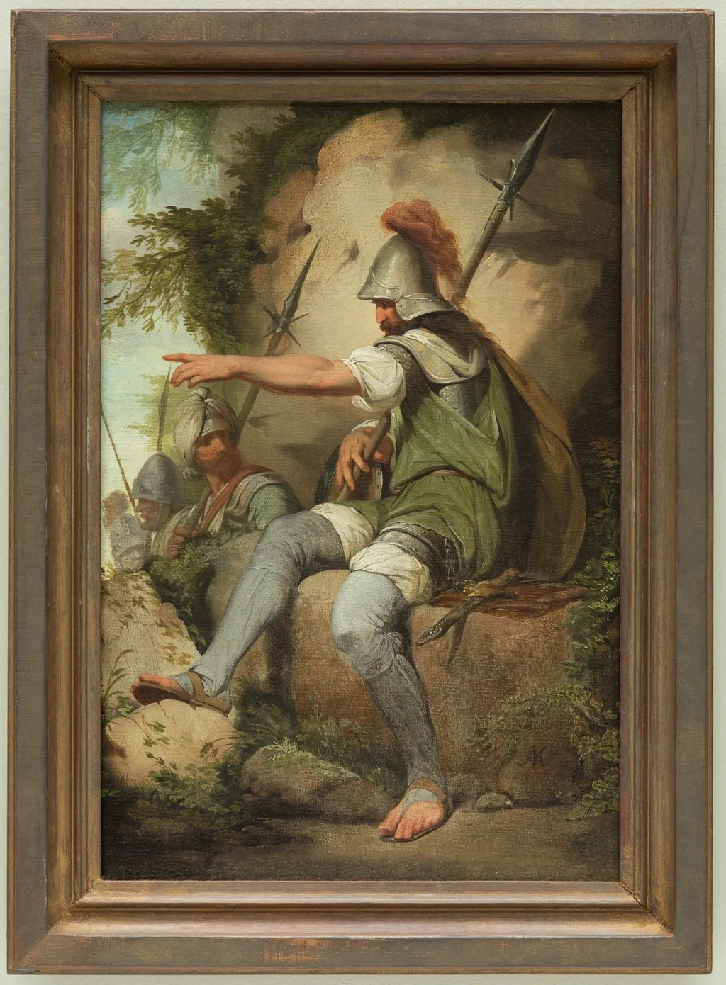 Bandit Taking up His Post, by John Hamilton Mortimer, unspecified, 1773