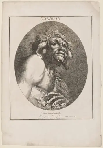 Caliban, by John Hamilton Mortimer
