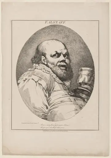 Falstaff, by John Hamilton Mortimer