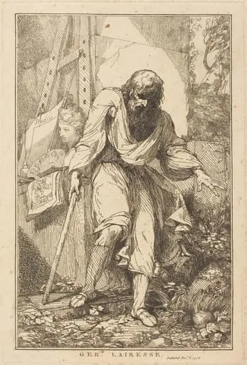 Gerard Lairesse, by John Hamilton Mortimer