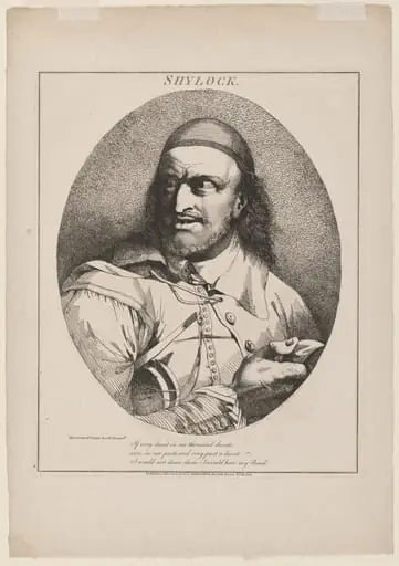 Shylock, by John Hamilton Mortimer