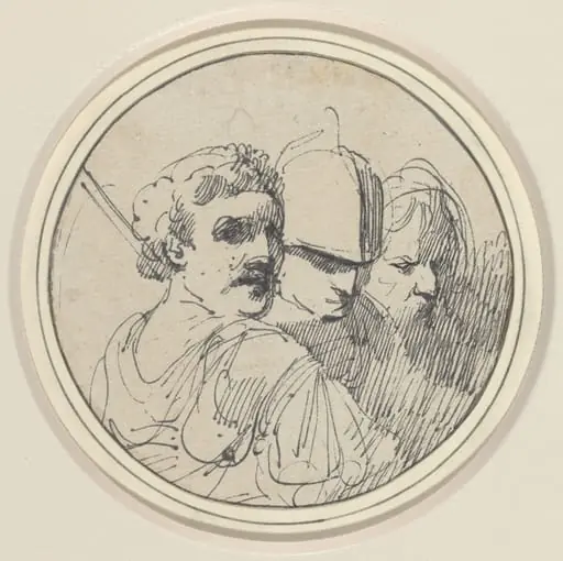 Three Oriental Heads, by John Hamilton Mortimer