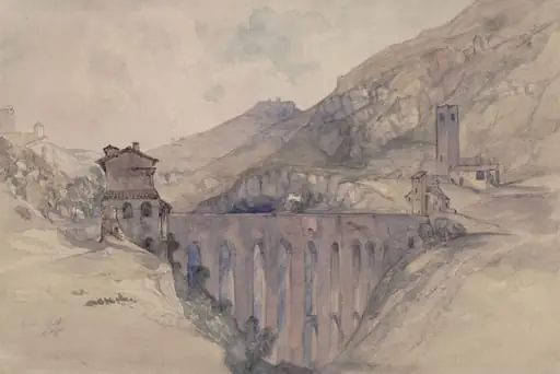 Aqueduct, Spoleto, by John Harper