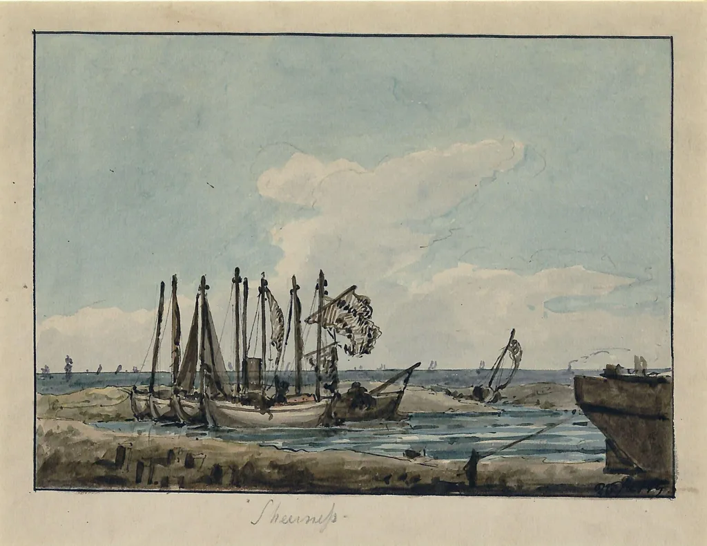 Sheerness, by John Henderson Grieve, watercolor, 1850