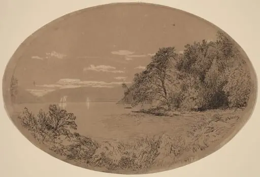 The Hudson at Nyack, by John Henry Hill