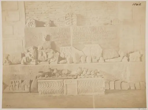 Ostia - View in the Museum, by John Henry Parker