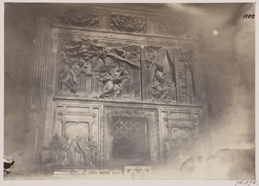 Out of Rome - House of the Blessed Virgin at Loreto. Sculpture of the Annunciation, A.D. 1520, by John Henry Parker