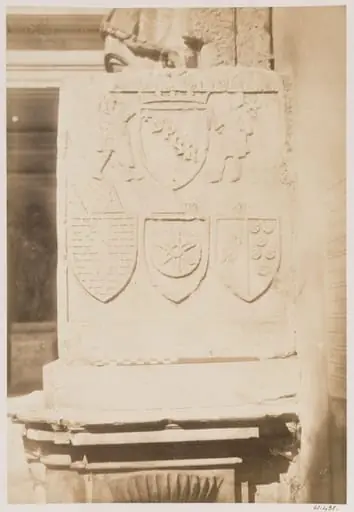Sculpture - Arms of the Roman Senate from the Tomb of Agrippina, now in the Palazzo de' Conservatori on the Capitol, by John Henry Parker