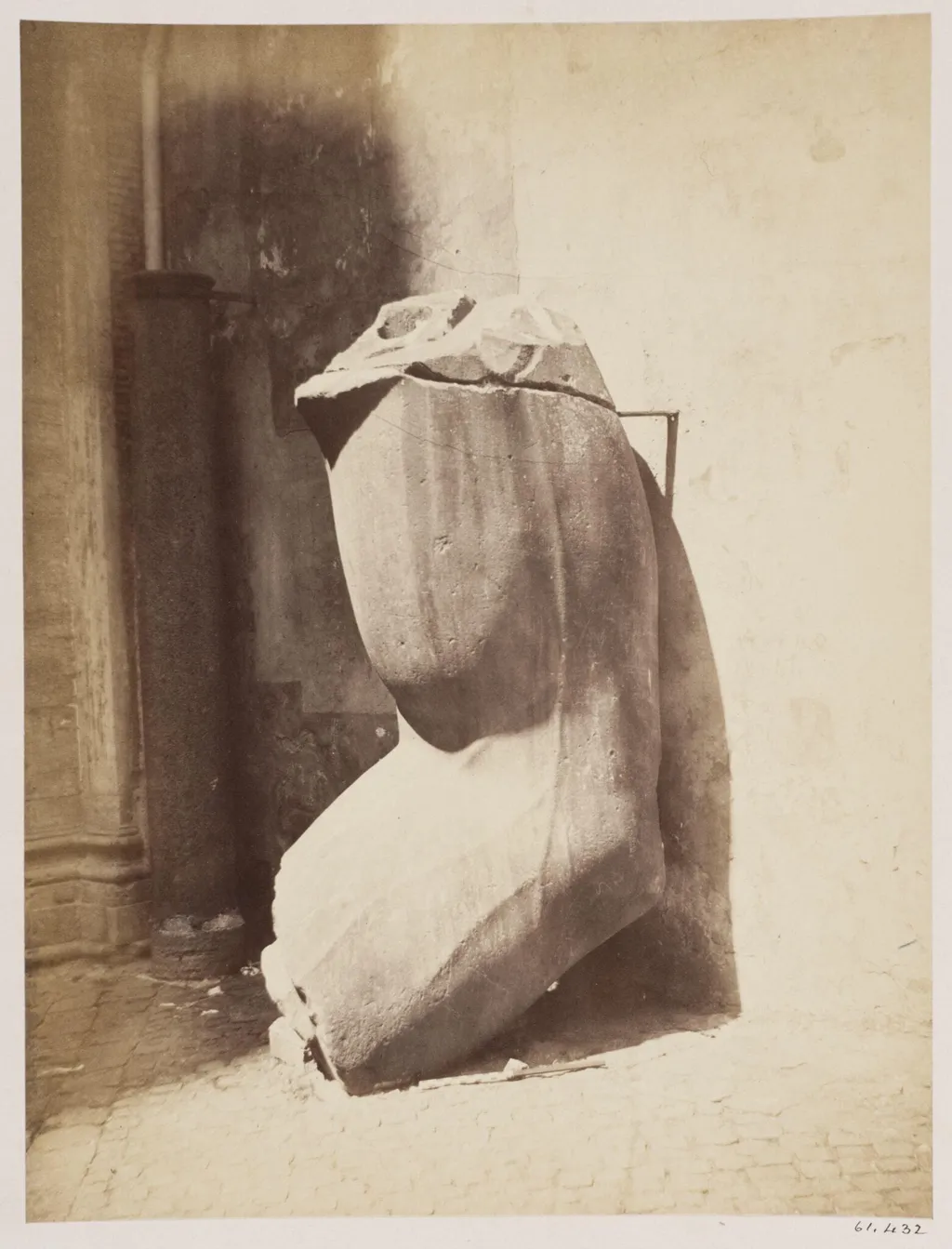Sculpture - Colossal Arm, now in the Courtyard of the Palazzo de' Conservatori on the Capitol, by John Henry Parker, photographic, 1867