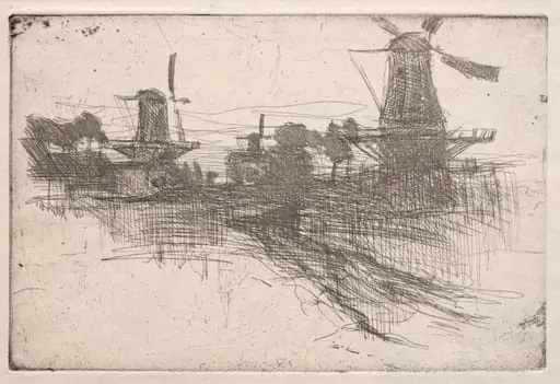 Evening, Dordrecht, by John Henry Twachtman
