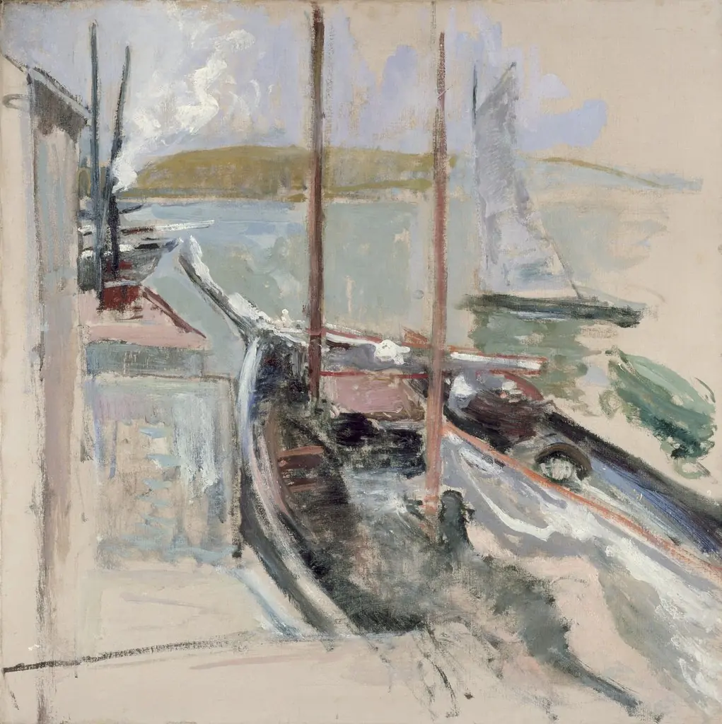 Harbor Scene, by John Henry Twachtman
