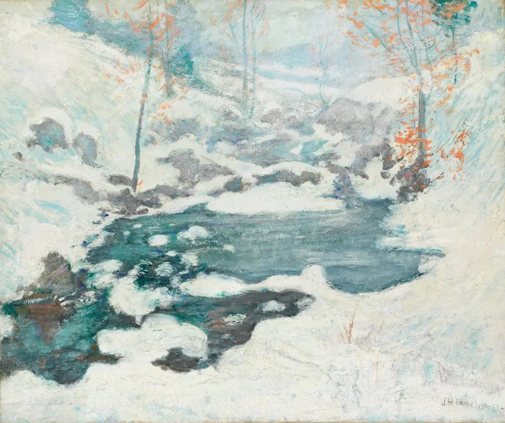 Icebound, by John Henry Twachtman