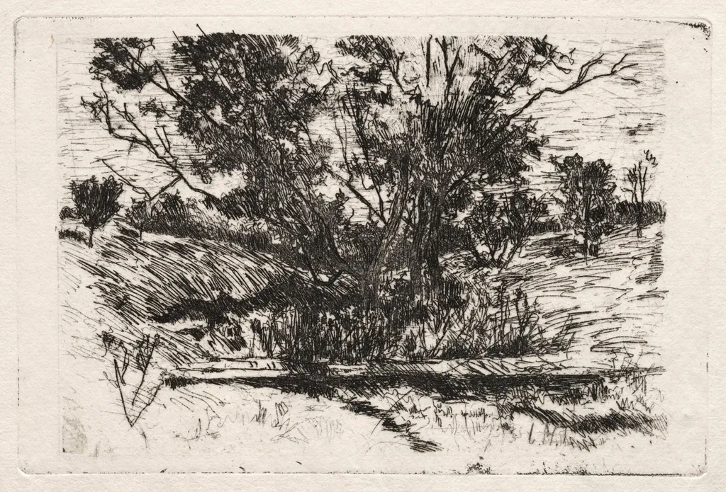 Landscape near Cincinnati, by John Henry Twachtman, 1879