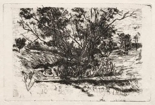 Landscape near Cincinnati, by John Henry Twachtman