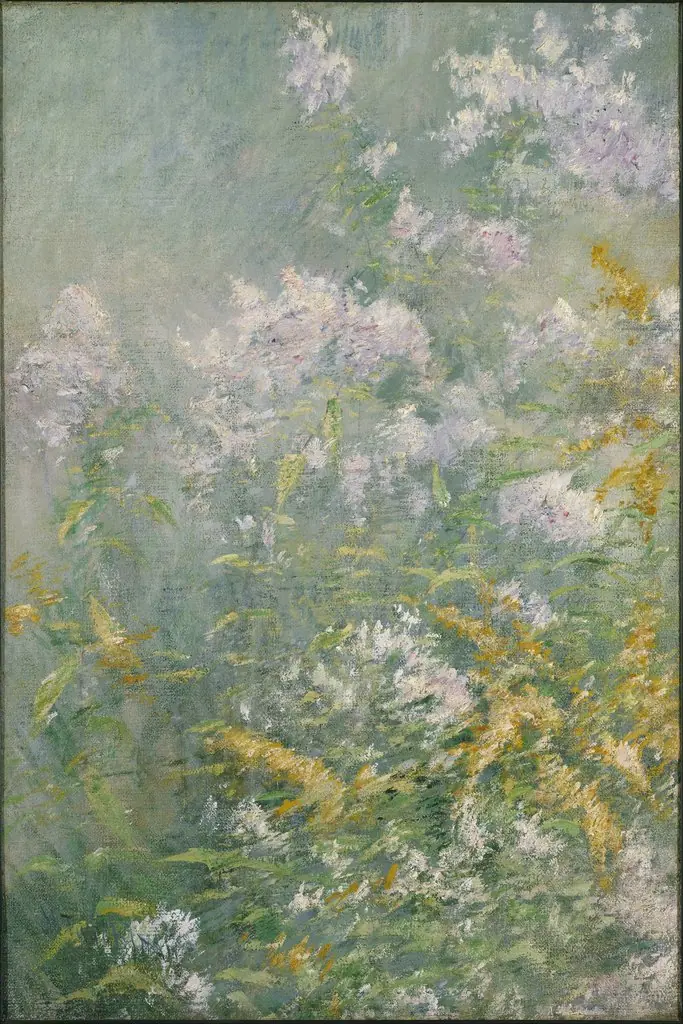 Meadow Flowers (Golden Rod and Wild Aster), by John Henry Twachtman