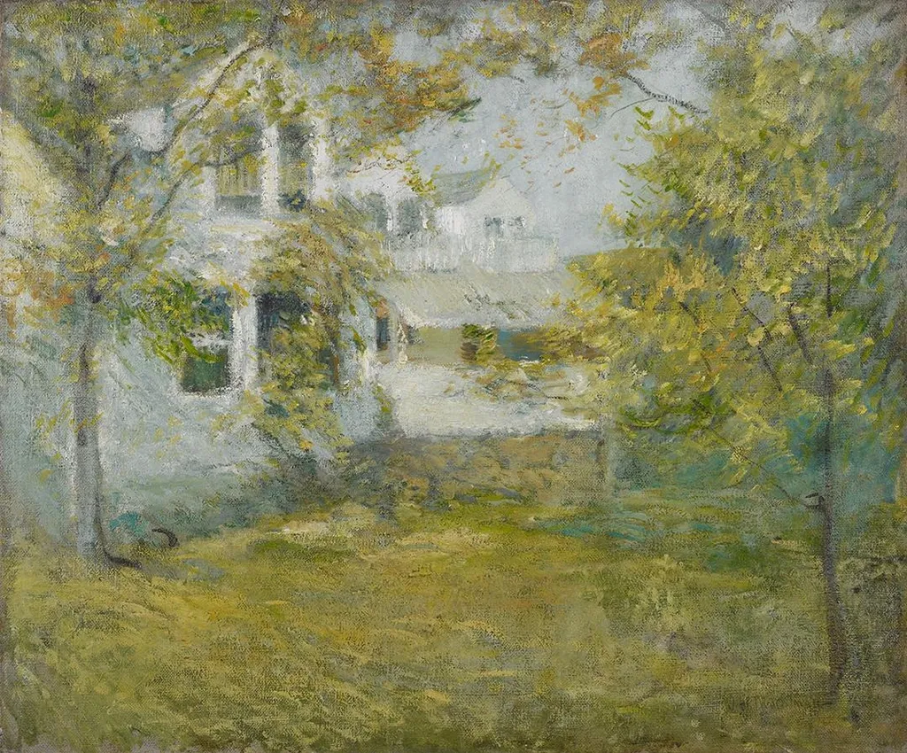 September Sunshine, by John Henry Twachtman, oil, 1896