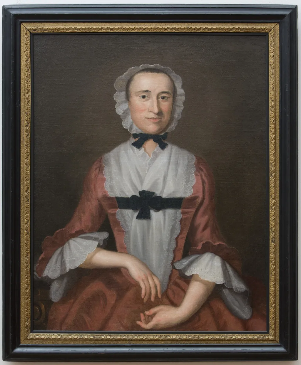 Mrs. William Allen, by John Hesselius, oil, 1756