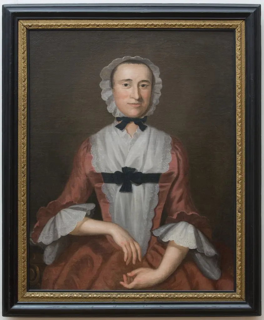 Mrs. William Allen, by John Hesselius