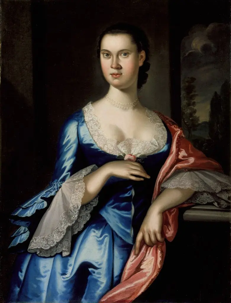 Portrait of Elizabeth Chew Smith, by John Hesselius