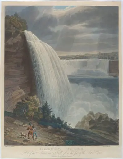 Niagara Falls from Foot of Staircase, by John Hill