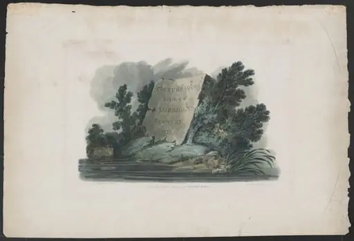 Title Page for the series "Picturesque Views of American Scenery", by John Hill
