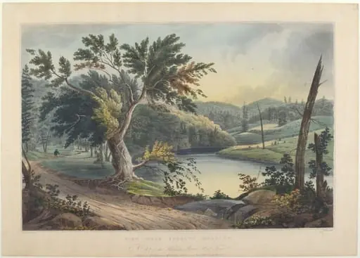View near Jessup's Landing, by John Hill