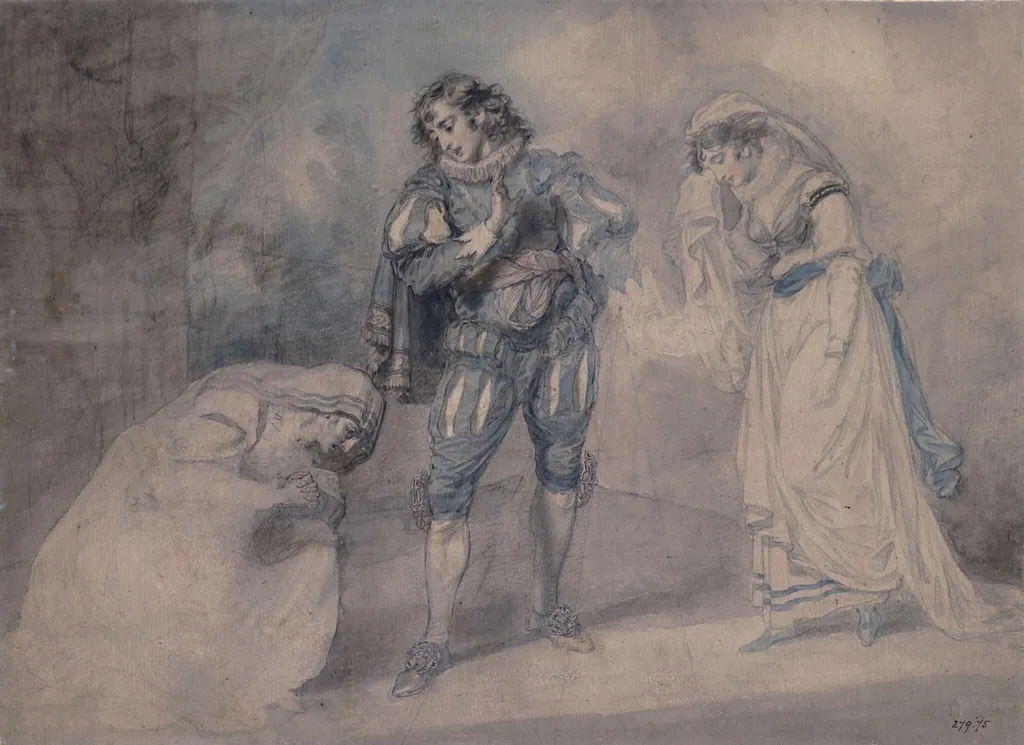 Pierre du Terrail, Chevalier de Bayard, by John Hodges Benwell, watercolor, 1792