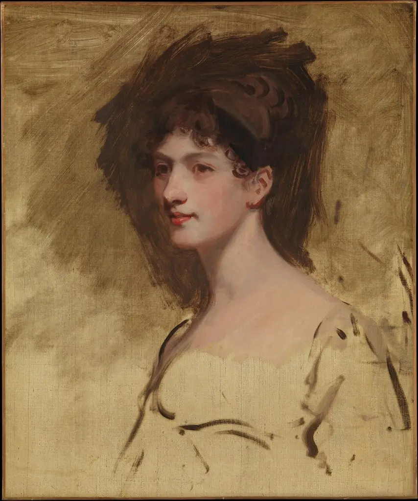 Lady Hester King (died 1873), by John Hoppner