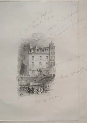 Napoleon's Logement, Quai Conti, by John Horsburgh