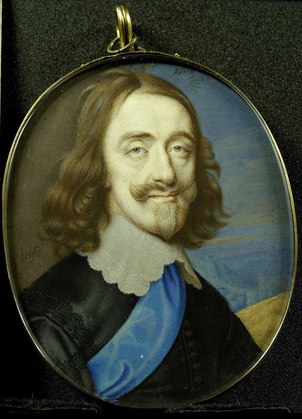 Portrait of Charles I, king of England, by John Hoskins, watercolor, 1652