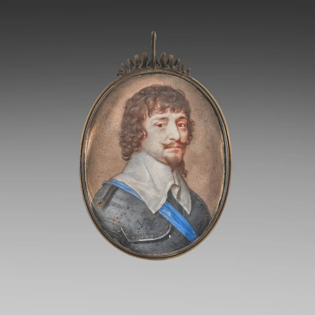 Portrait of Frederick V, Elector Palatine, King of Bohemia, by John Hoskins, unspecified, 1634