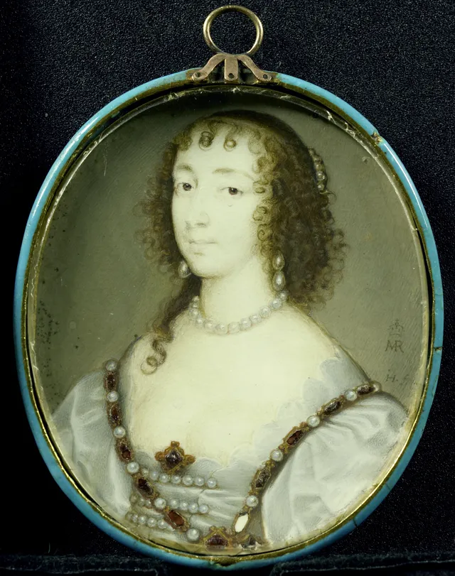 Portrait of Henriëtte Maria of France (1609-1669), wife of Charles I of England