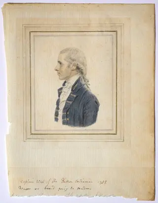 Portrait of Sir Captain West of the Dutton Indiaman