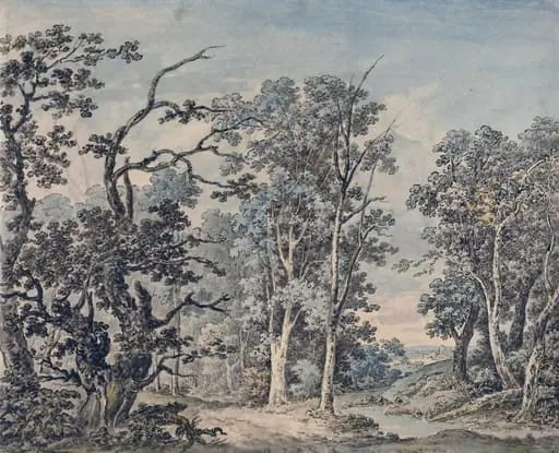 Forest scenery, by John Inigo Richards