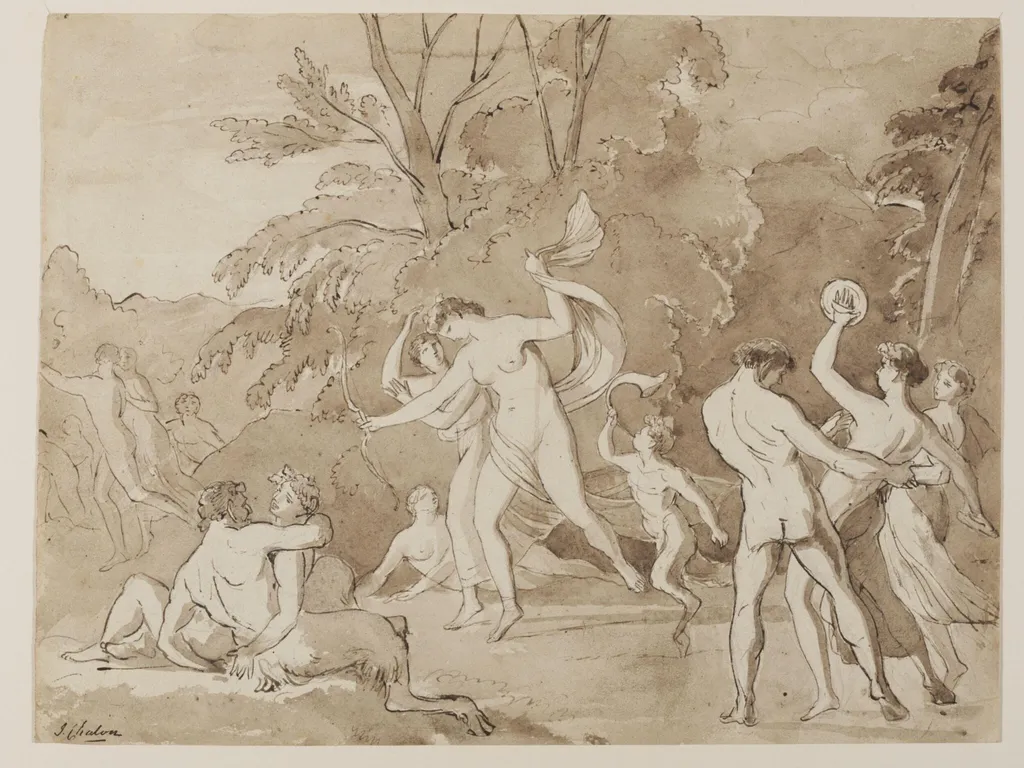 Cheerfulness, by John James Chalon, 1818