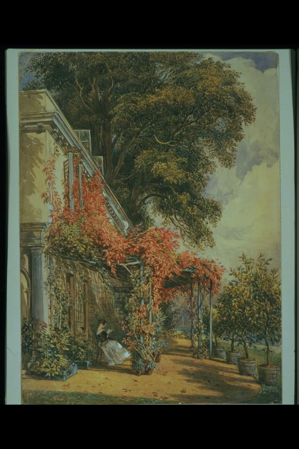 The Garden Front of Mr Robert Vernon's House at Twickenham, by John James Chalon, watercolor, 1840