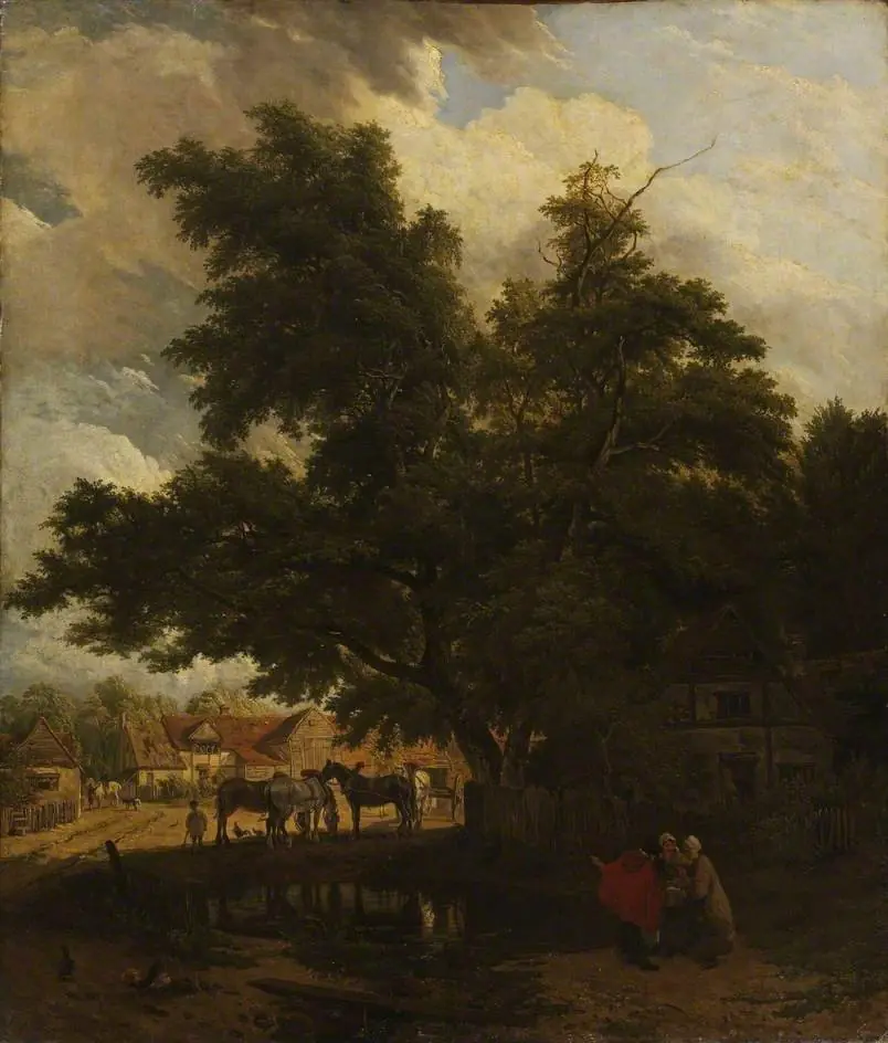 Village Gossips, by John James Chalon