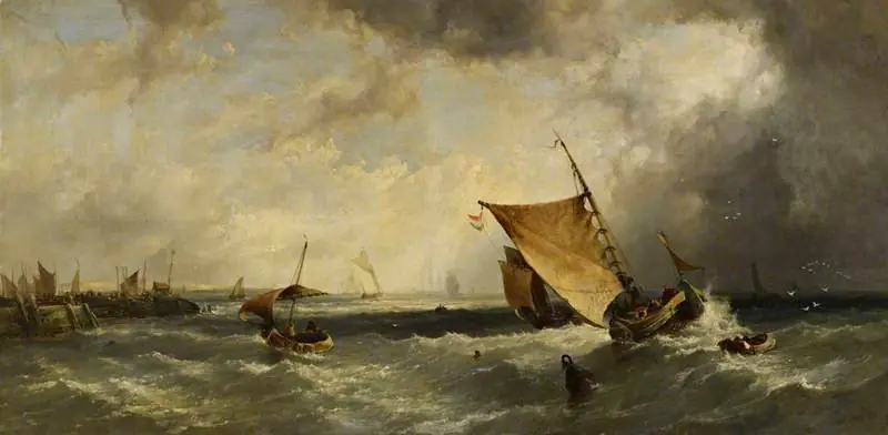 A Sea-piece, by John James Wilson