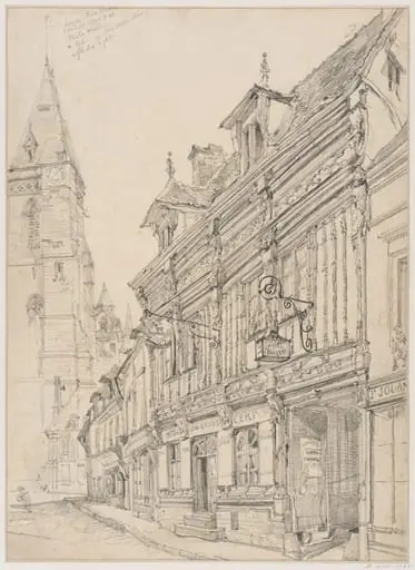 Hôtel du Grand Cerf, Les Andelys, by John Junior Burgess