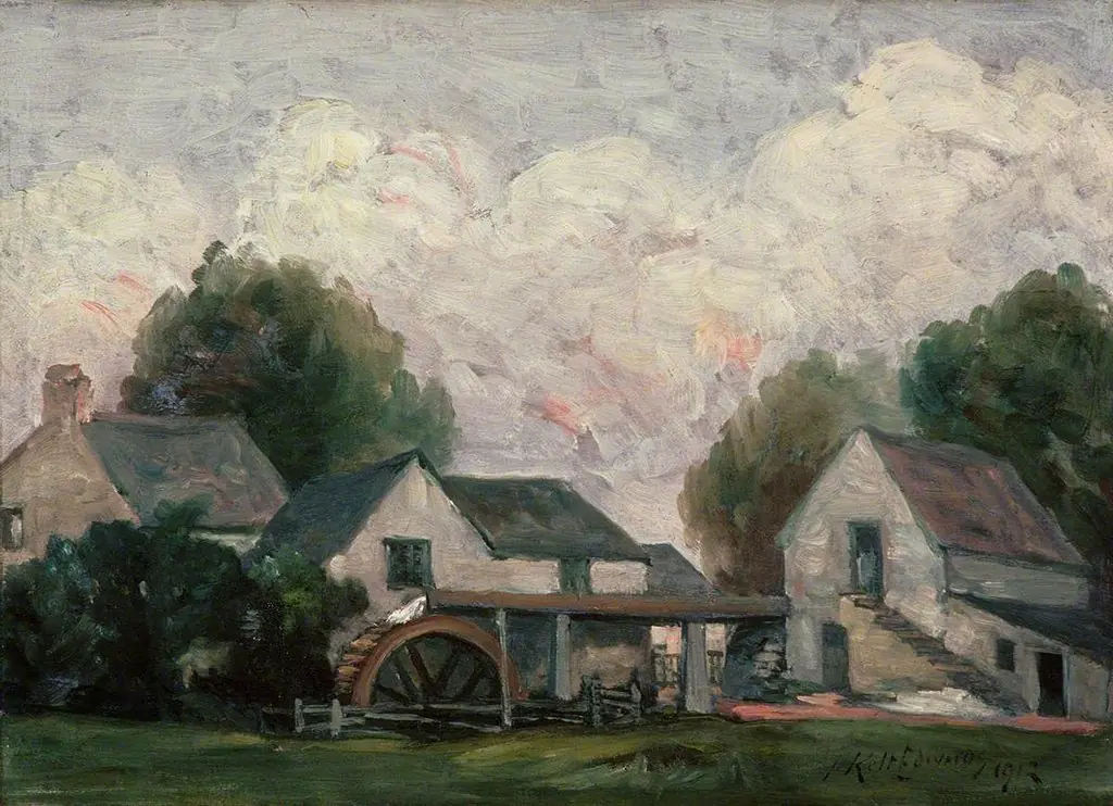 Felin Isaf, Cynwyd, by John Kelt Edwards