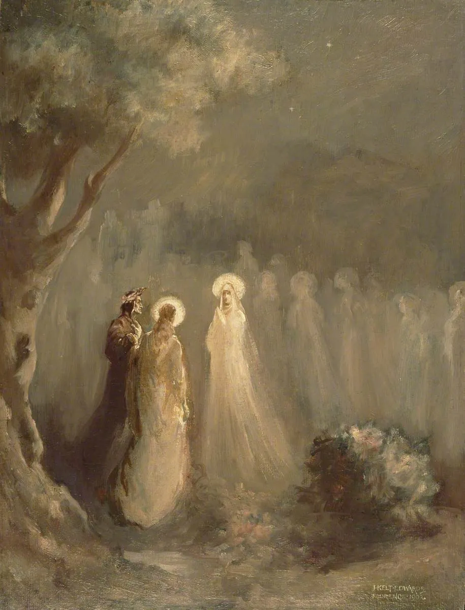Illustration, by John Kelt Edwards, oil, 1902