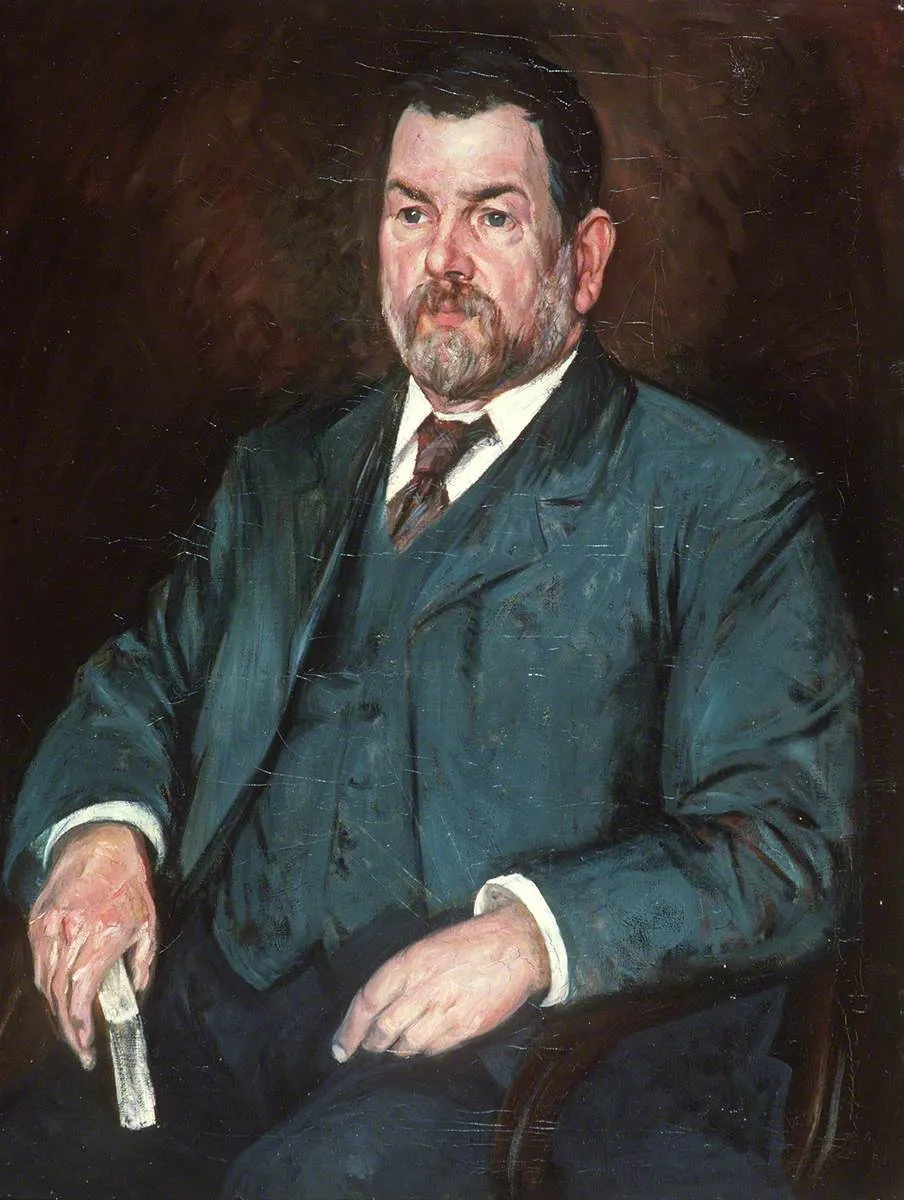 J. N. Edwards (1847–1915), by John Kelt Edwards, oil, 1903