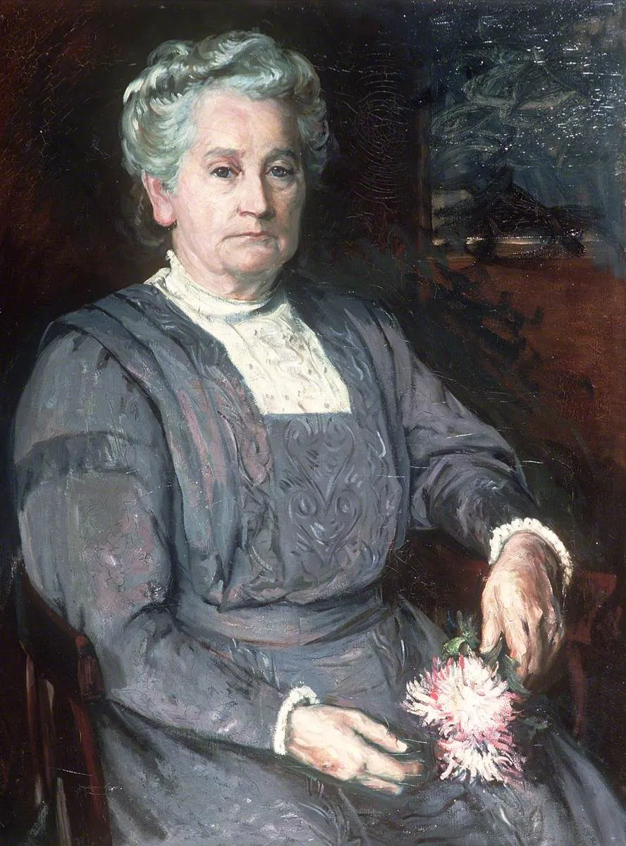 Margaret Edwards, the Artist's Mother, by John Kelt Edwards, oil, 1903