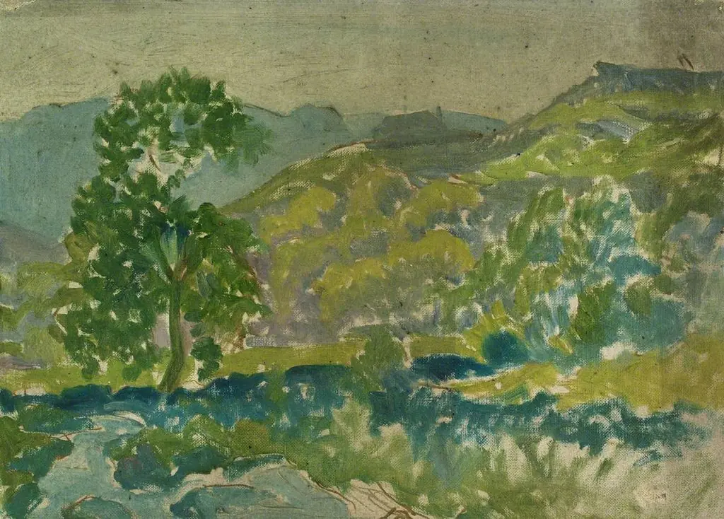 Tree in a Landscape, by John Kelt Edwards
