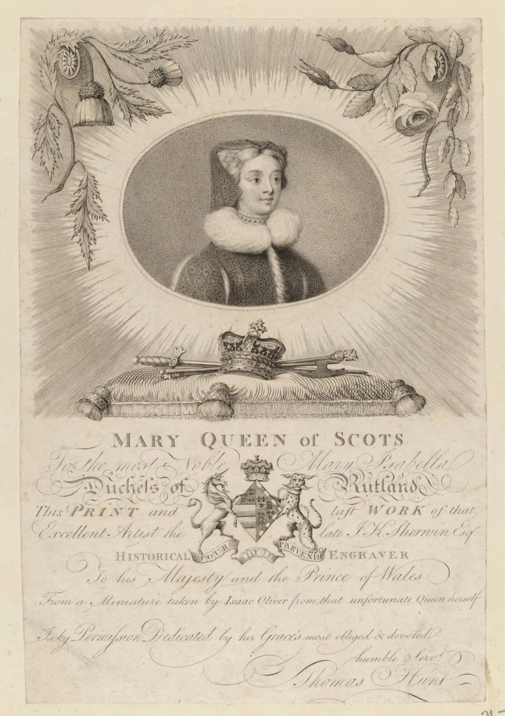H Beard Print Collection, by John Keyse Sherwin, 1750