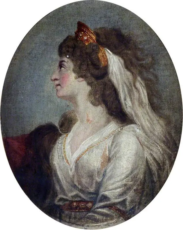Sarah Siddons (1755–1831), as Euphrasia in 'The Grecian Daughter' by Arthur Murphy, by John Keyse Sherwin