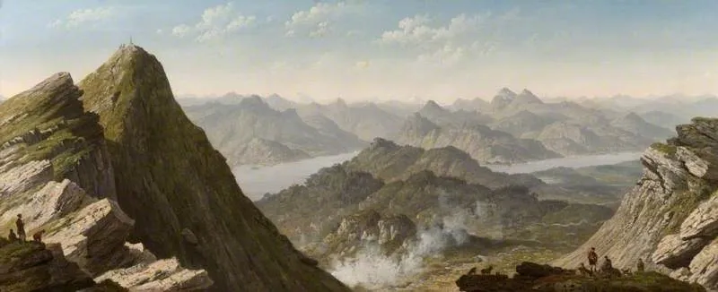 North Western View from Ben Lomond, by John Knox, oil, 1834
