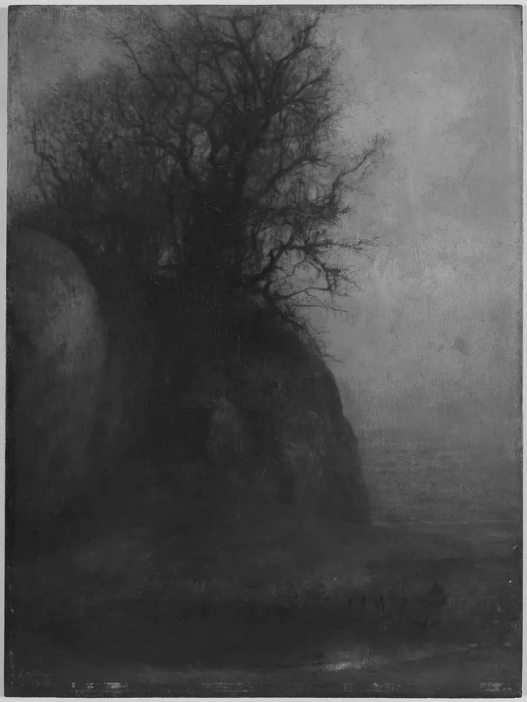 A Grey Day, Newport, by John La Farge
