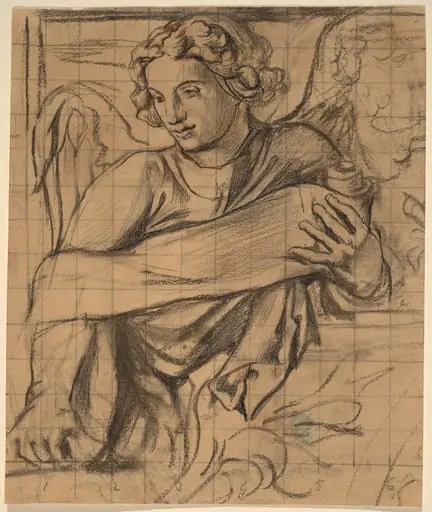Angel - Trinity Church Mural, by John La Farge